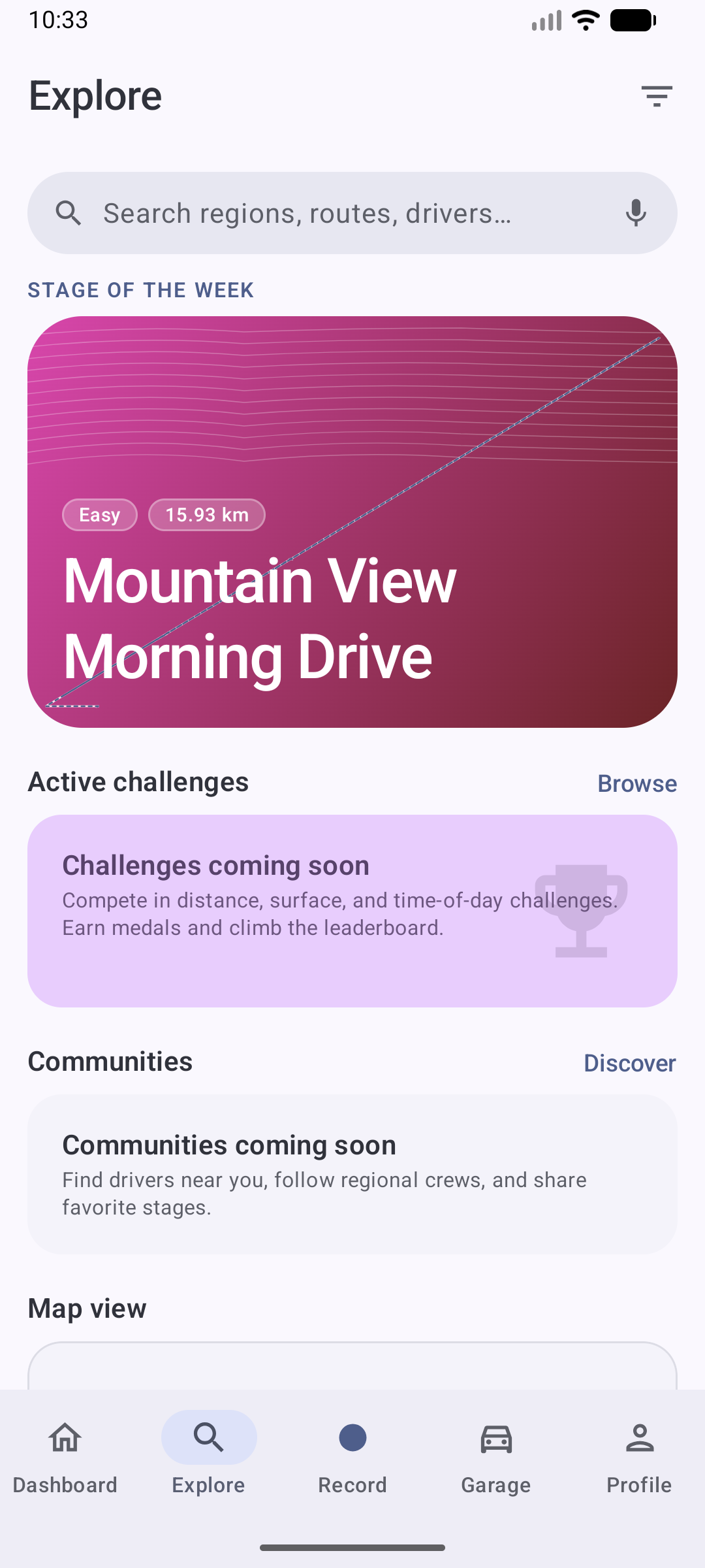 RallyTrax App Screenshot
